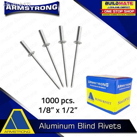 Aluminum Blind Rivets Armstrong Picus Sold Per Box Buildmate