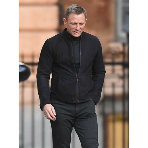 Spectre James Bond Black Suede Leather Jacket - Real USAJacket