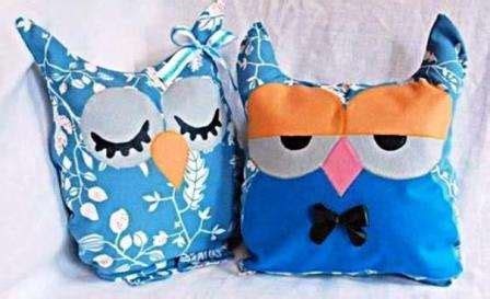 Декоративные подушки совы своими руками. Фото, мастер-класс