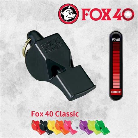 Jual Fox40 Classic Whistle Peluit Dengan Lanyard Cmg04