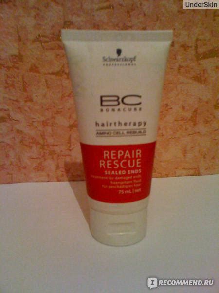 Средство для секущихся волос Bonacure BC Repair Rescue Sealed Ends - «Я ...