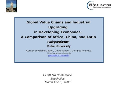 PPT Global Value Chains And Industrial Upgrading DOKUMEN TIPS