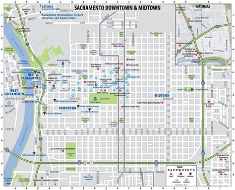 Sacramento Downtown Map - Map To Sacramento California | Printable Maps