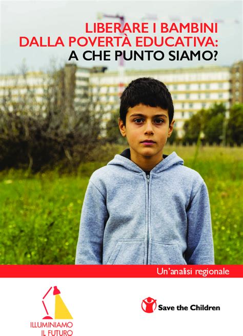 Liberare i Bambini dalla Povertà Educativa A che punto siamo Save