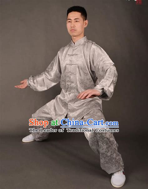 Traditional Chinese Top Linen Kung Fu Costume Martial Arts Kung Fu