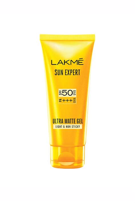 Buy Lakme Sun Expert Ultra Matte Spf Pa Gel Sunscreen Ml