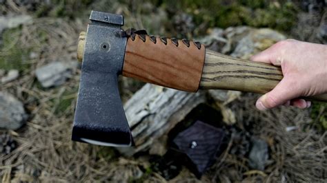 Bushcraft Axe With Fixed Head With Hammer Youtube