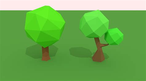 Low Poly Trees - Finished Projects - Blender Artists Community