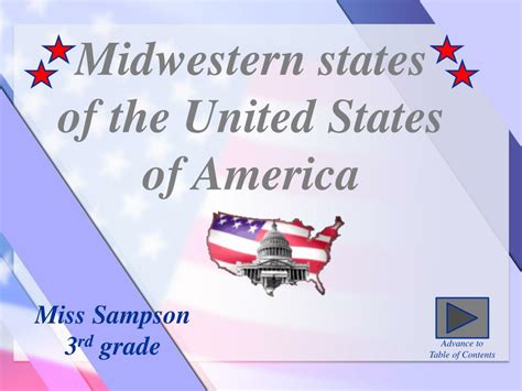 PPT - Midwestern states of the United States of America PowerPoint ...