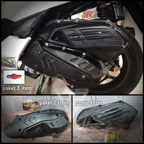 Jual Cover Pelindung Cvt NEW ADV 160 NEW PCX 160 Motif Karbon Cvt