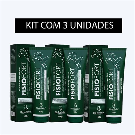 Pomadas Massageadora Fisiofort Verde G Bio Instinto Shopee Brasil