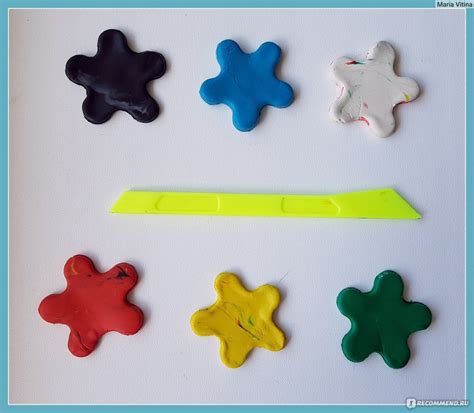 Пластилин Каляка-Маляка Набор со стеком для детского творчества 6 ...