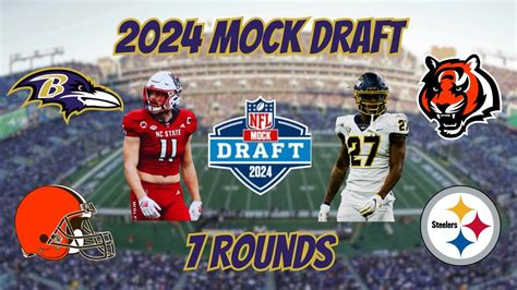 2024 Afc North Mock Draft Full 7 Round Mock Youtube