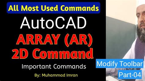 Array Command In Autocad D Drawings And Plans Array Command Complete