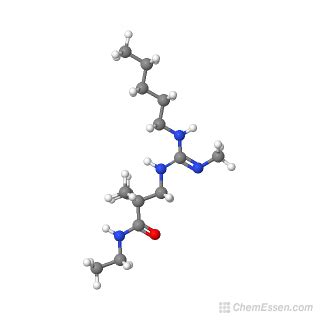 N-ethyl-2,2-dimethyl-3-[(E)-2-methyl-1-pentylcarbamimidamido]propanamide Structure - C14H30N4O ...