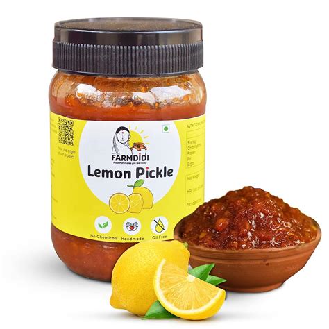 Farmdidi Khatta Meetha Lemon Pickle G In Fresh Homemade Lemon