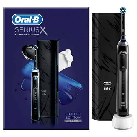 Oral B Genius X Limited Edition Electric Toothbrush Black Oral B Uk