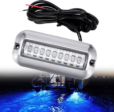 Amazon Led W Underwater Lights For Boat Waterproof Blue