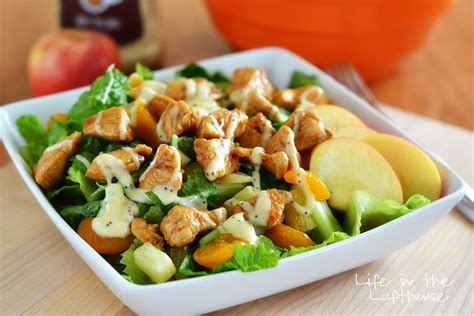 Sticky Chicken Fingers Salad