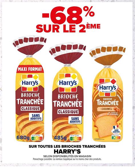 Promo Les Brioches Tranchées Harry s chez Carrefour iCatalogue fr