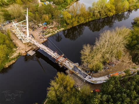 Budowa kładki pieszo rowerowej w Owińskach Modernizacja Roku