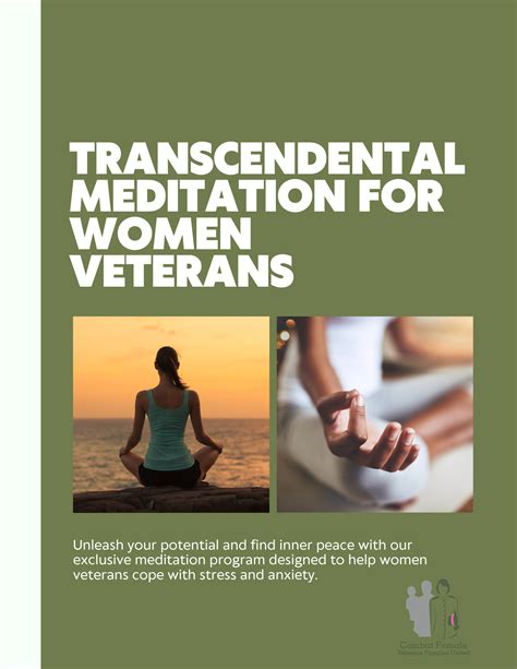 Serenity Within: Empowering Female Vets with Transcendental Meditation ...