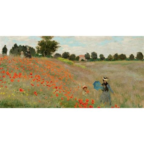 Wall Art Print And Canvas Claude Monet Coquelicots Detail