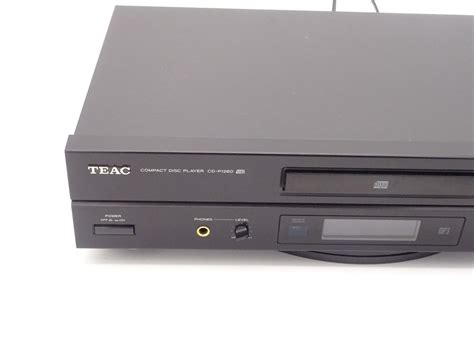 TEAC HiFi P1260 CD Player Black Very Good Condition