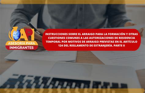 Instrucciones Sobre El Arraigo Para La FormaciÓn Y Otras Cuestiones