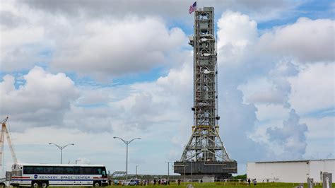 NASA's iconic crawler-transporter on the move at Kennedy Space Center