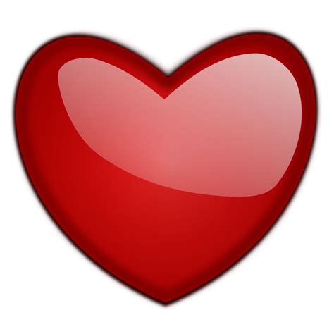 Red Heart Icon Love Symbol Romance Illustration Free PNG | PNG All