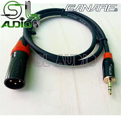 Kabel Jek Hape Ke Mixer Jack Mini 3 5mm Stereo To Xlr Male Canare