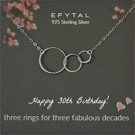 Efytal Th Birthday Gifts For Her Sterling Silver Or Gold Plated