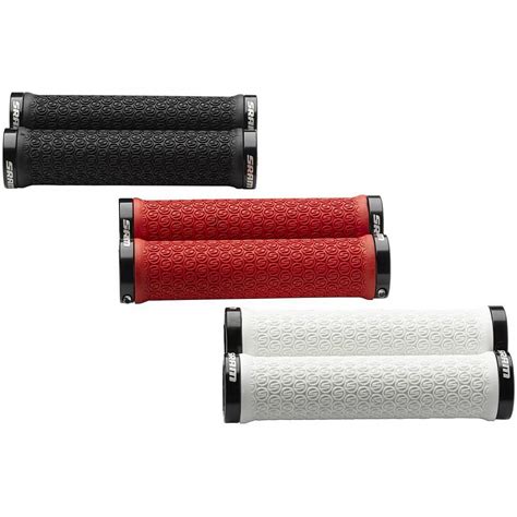 Sram Sram Locking Grips Black With Double Clamps End Plugs