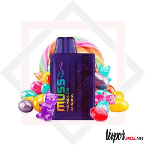 Rainbow 2 Vaper Desechable Muss Marmol 700 VaporBros