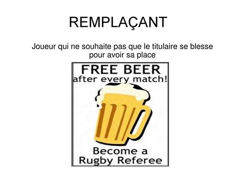 Vocabulaire Humoristique Du Rugby Ppt T L Charger