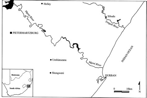 Position Of Sibudu Cave Umhlatuzana Shongweni And Holley Shelter