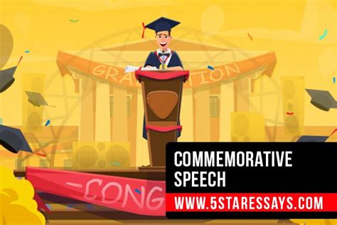 Commemorative Speech Writing Guide Outline And Topics