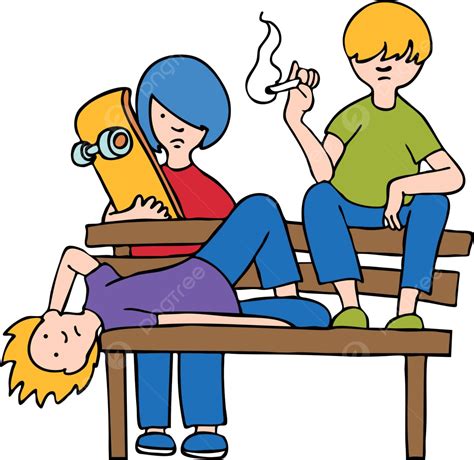 bored students cartoon