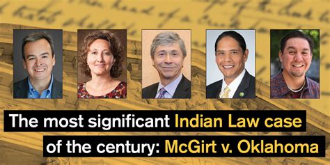 The Most Significant Indian Law Case of the Century: McGirt v. Oklahoma ...