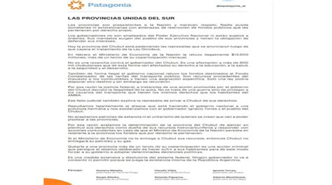 Si no envían recursos Chubut no entregará su petróleo y su gas