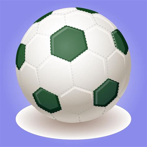 Pelota de fútbol de vector libre | Vector Premium