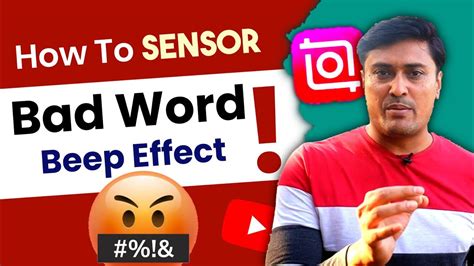 How To Censor Bad Words In Inshot Video Editor How To Add Beep Sound