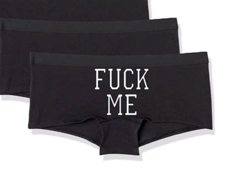 Fuck Me Panties Inapposite Panties Naughty Panties Funny Panties Valentine Gift