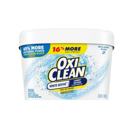 OxiClean White Revive Laundry Whitener + Stain Remover Powder - 3.5lbs Review - Smartest Reviews