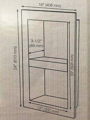 Schluter KERDI-BOARD-SN: Shower Niche - 12"x20" by Schluter Systems | customeps