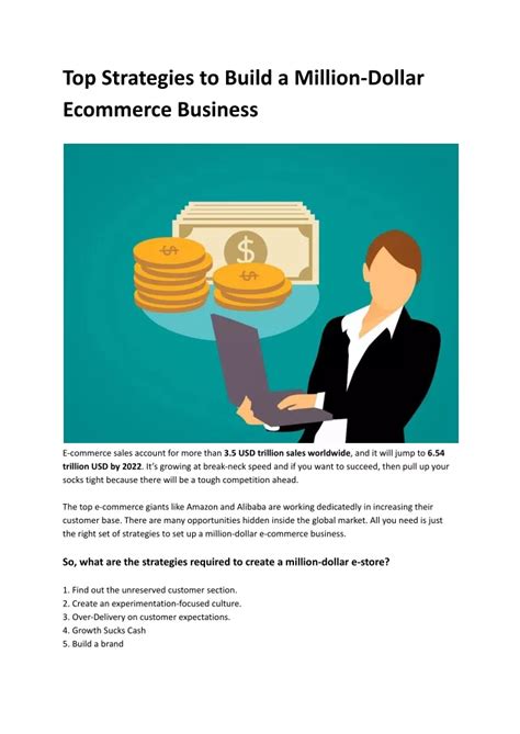 Ppt Top Strategies To Build A Million Dollar Ecommerce Business