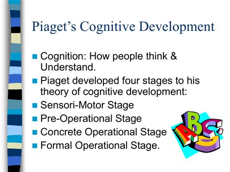 Piaget S Cognitive Development