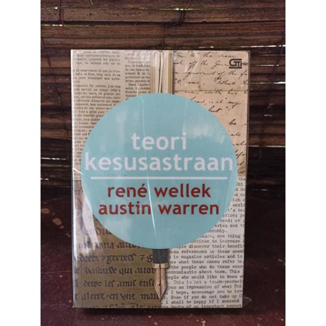 Jual Teori Kesusastraan By Rene Wellek Austin Warren Shopee Indonesia