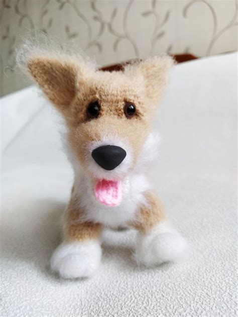 Корги щенок. Крючком | Щенок, Корги, Игрушки